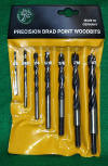 525-2150 Brad Point Drill Bit Set of 7 (German) 525-2150
